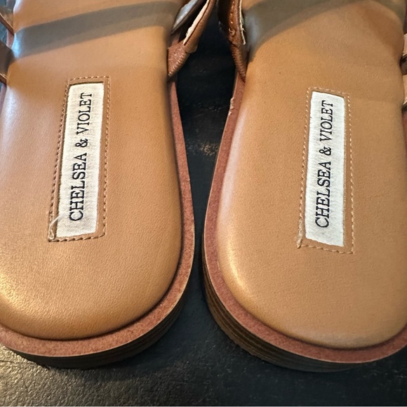 Chelsea & Violet Brown Strappy Sandals - Picture 5 of 8